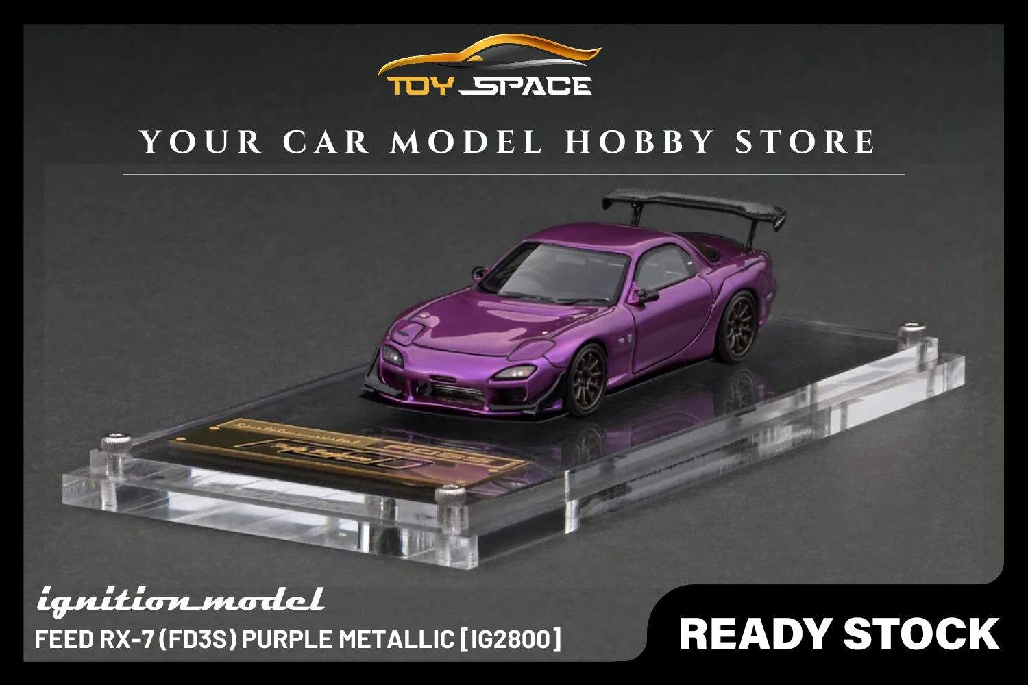 IGNITION MODEL] 1/64 FEED RX-7 (FD3S) Purple Metallic [IG2800]