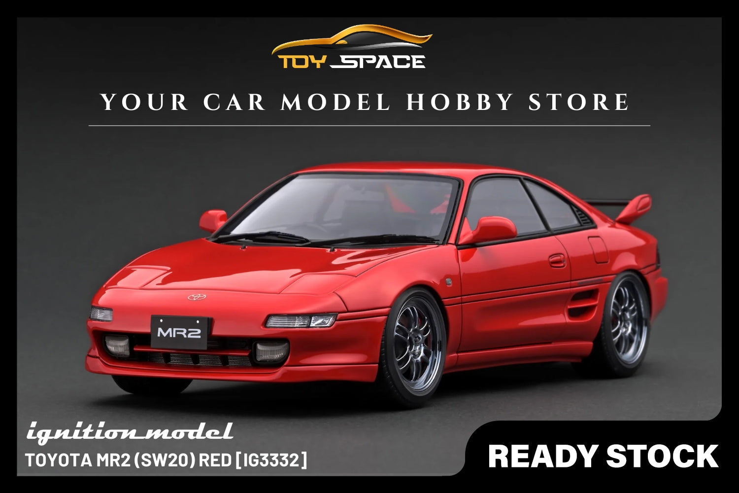 TOYOTA MR2 SW20 赤 1/18 イグニッションモデル IG3338 予約] イグニッションモデル 1/18 トヨタ MR2 SW20 レッド IG3338