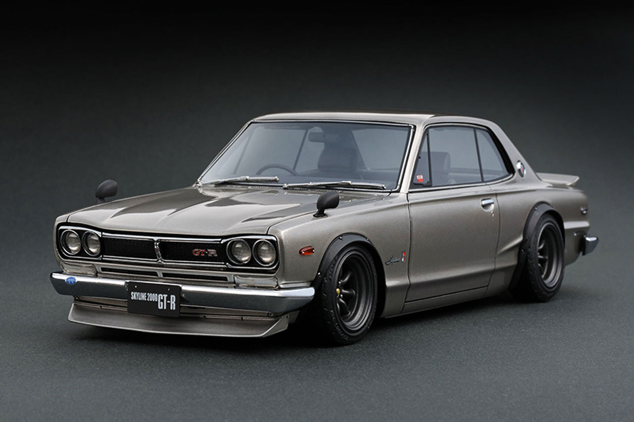 [ignition Model] 1 18 Nissan Skyline 2000 Gt-r (kpgc10) Silver [ig3613