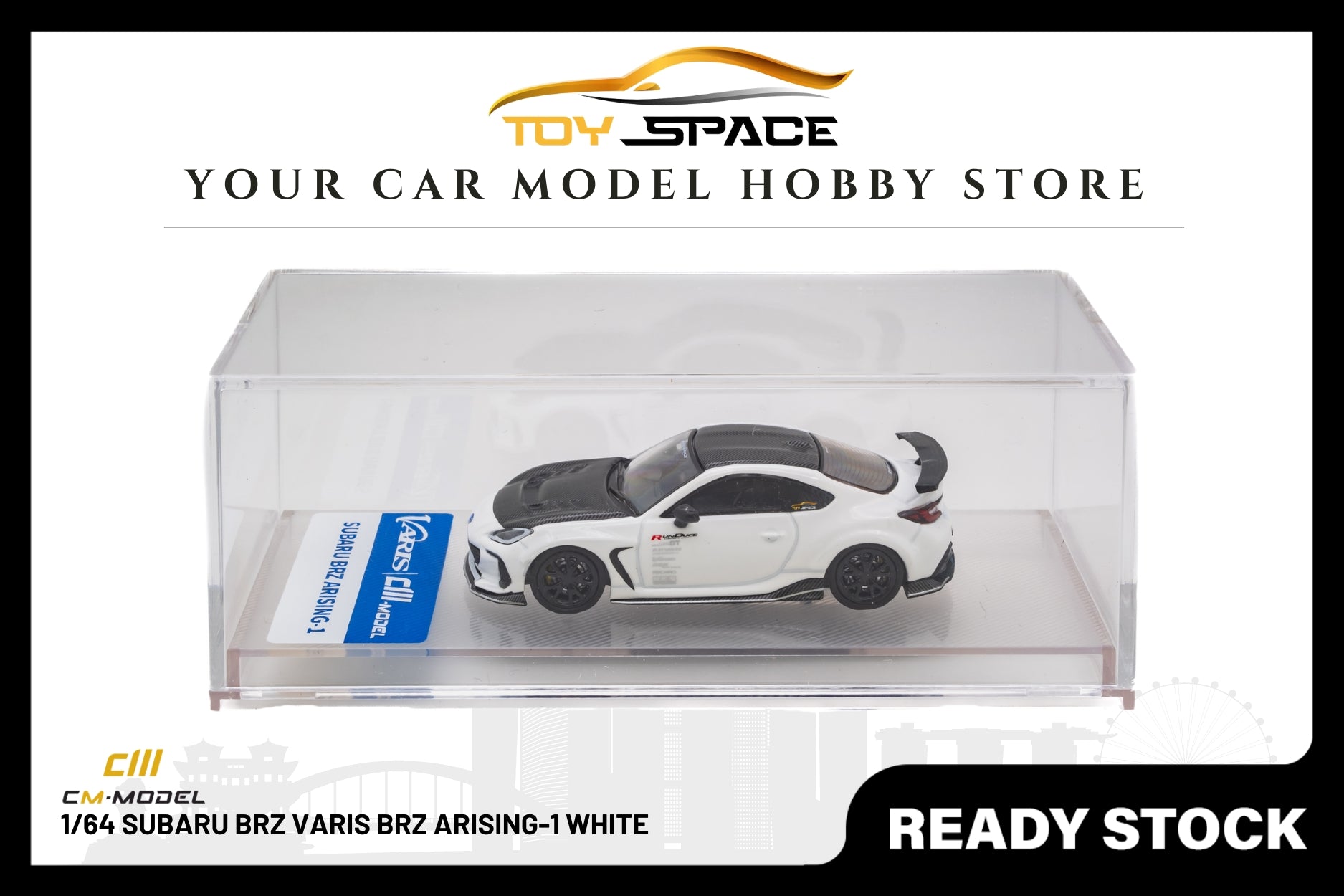 CM 1/64 Subaru BRZ Varis BRZ ARISING-1 White
