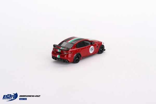 BBR Models 1/64 Alfa Romeo Giulia GTAm Rosso GTA #99 Centro Stile Livery