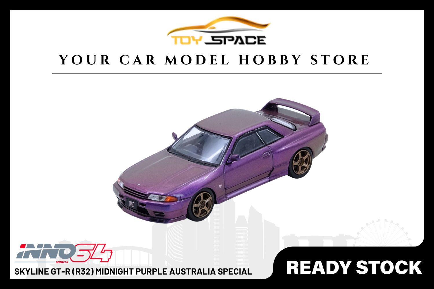 INNO64] Skyline GT-R (R32) Midnight Purple Australia Special