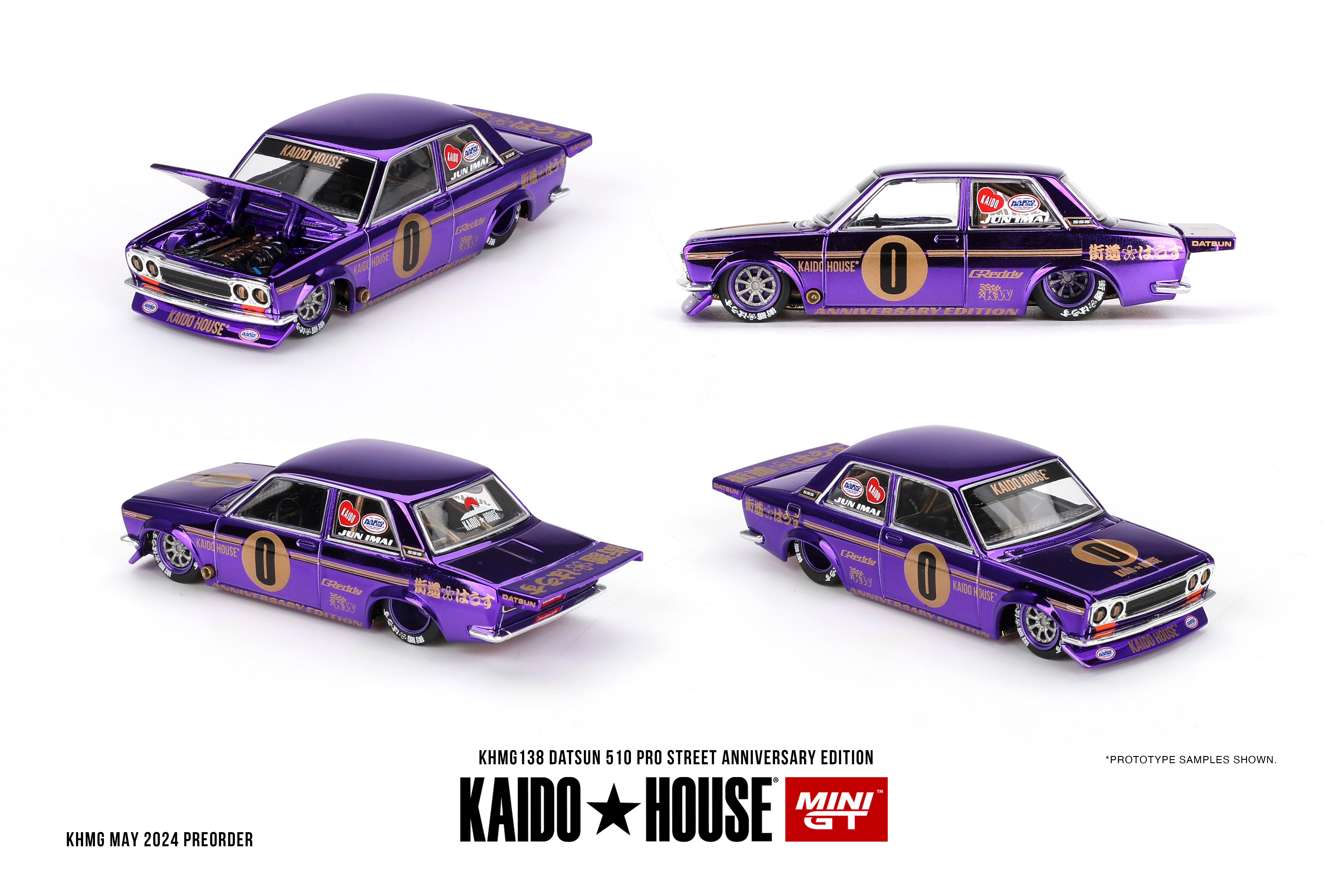 Mini GT X Kaido House Datsun 510 Pro Street Anniversary Edition 