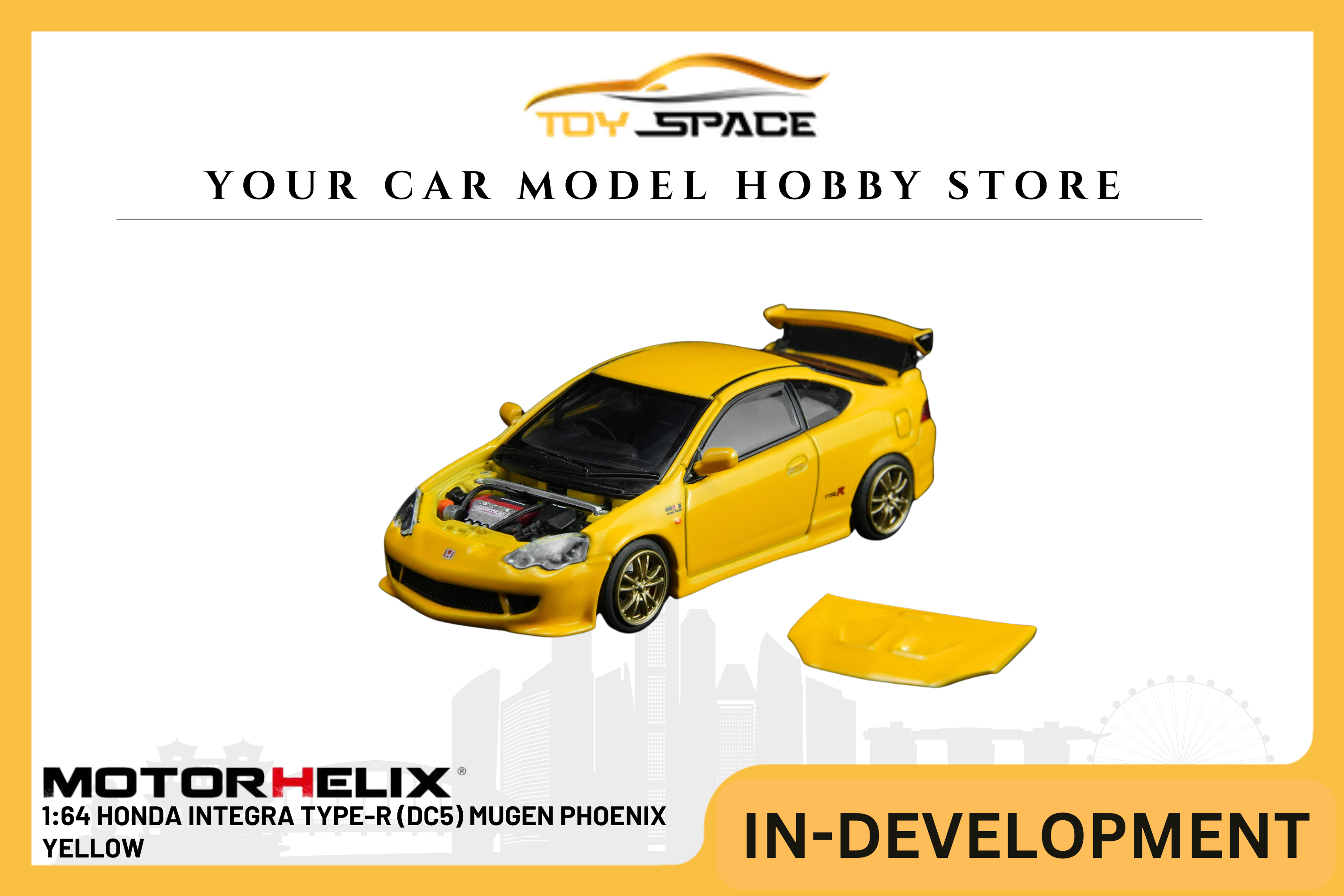 INNO64 HONDA INTEGRA DC5 ミニカー ホンダ INNO Models(イノモデル) 1/64 (ダイキャスト製) Honda インテグラ