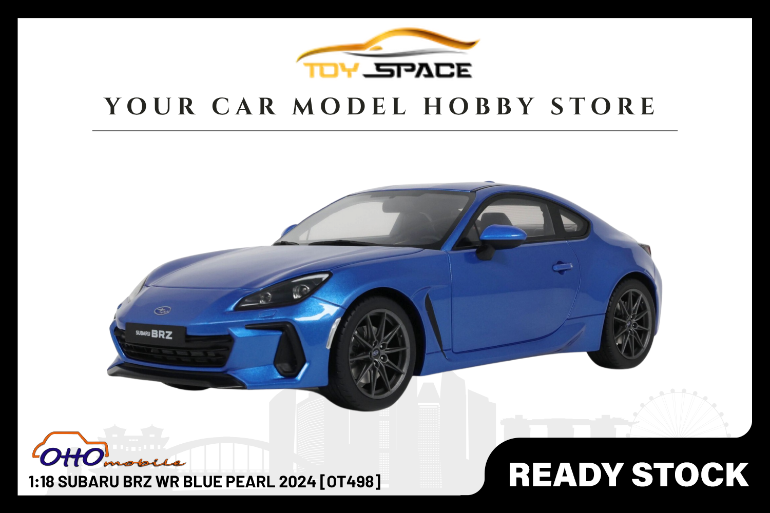 OTTOMOBILE] 1:18 Subaru BRZ WR Blue Pearl 2024 [OT498]