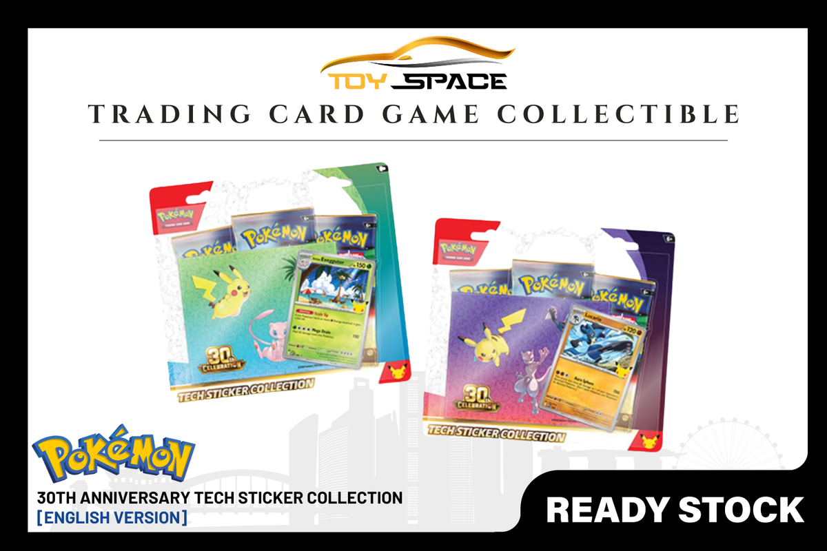 Pokemon TCG: 30th Anniversary Tech Sticker Collection