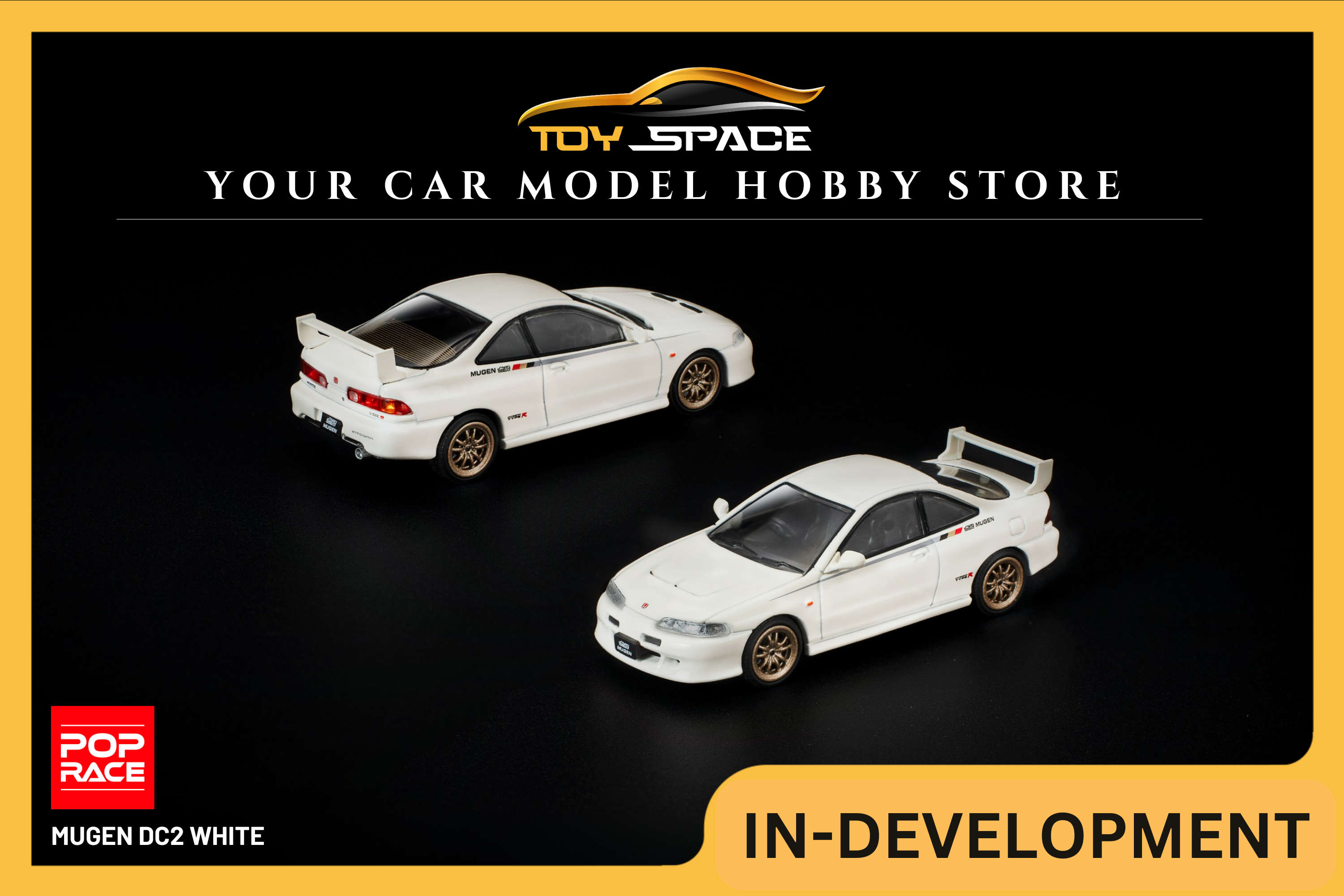 1/64 Mugen ホンダ TYPER DC2 風 関村 改 RPF1 POP RACE] 1:64 Mugen DC2 White