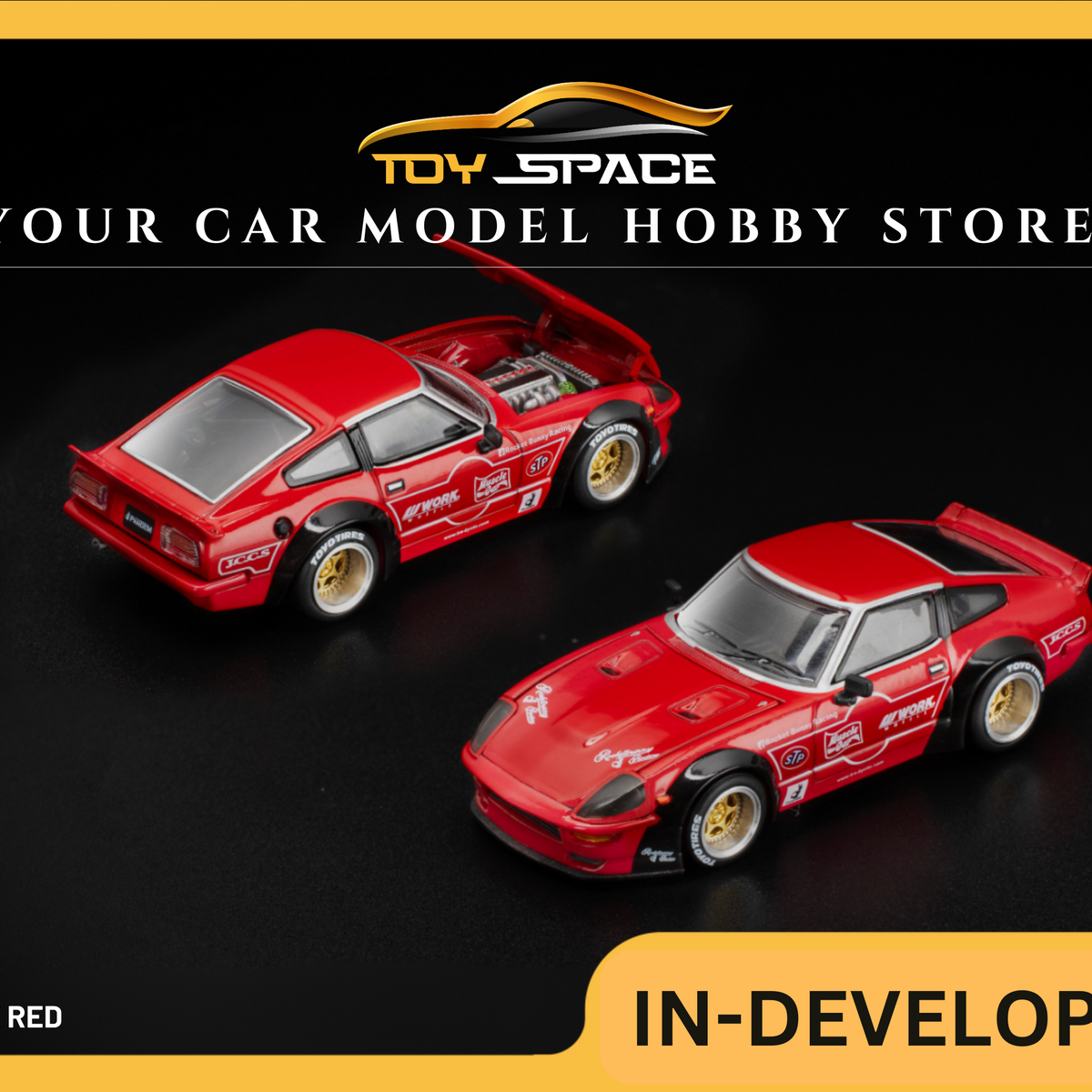 PERSONZ 　赤坂BLITZ　Version BLUE・RED POP RACE] 1:64 Pandem 280ZX Red – Toy Space