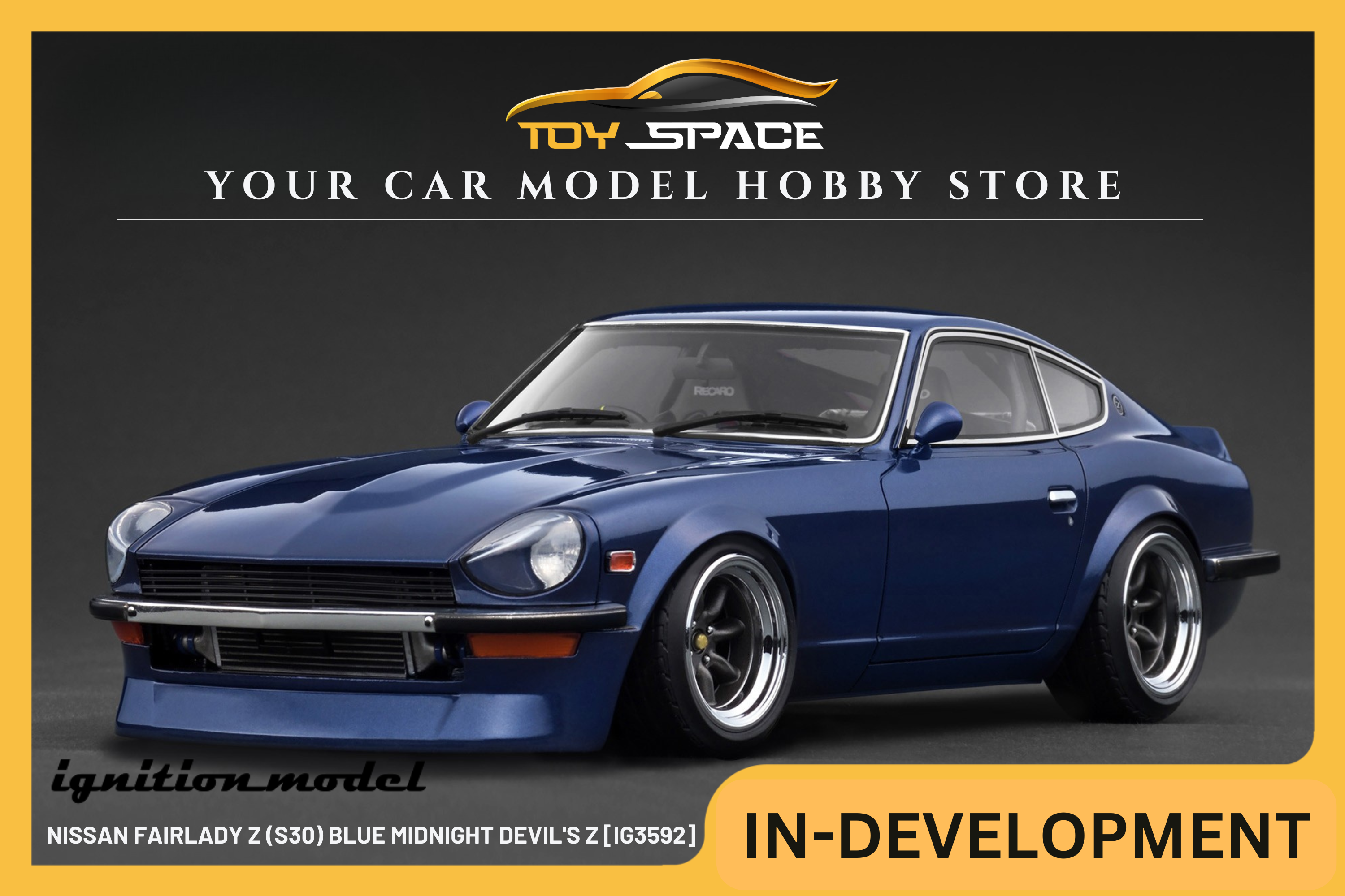 IGNITION MODEL] 1:18 Nissan Fairlady Z (S30) Blue MIDNIGHT