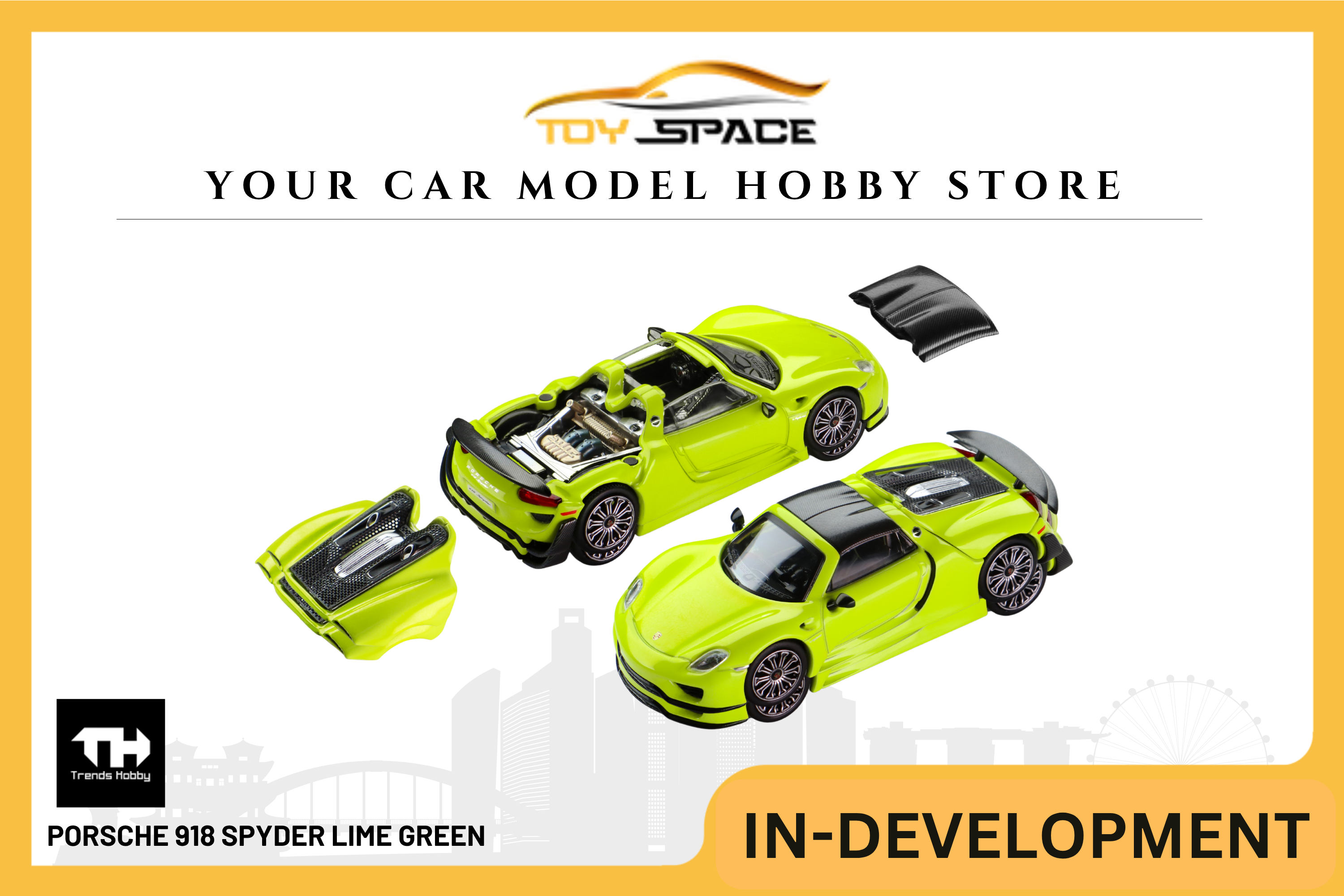 TRENDS HOBBY] Porsche 918 Spyder Lime Green