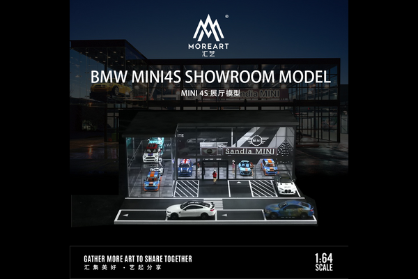 More Art 1/64 BMW Mini 4S Showroom Model