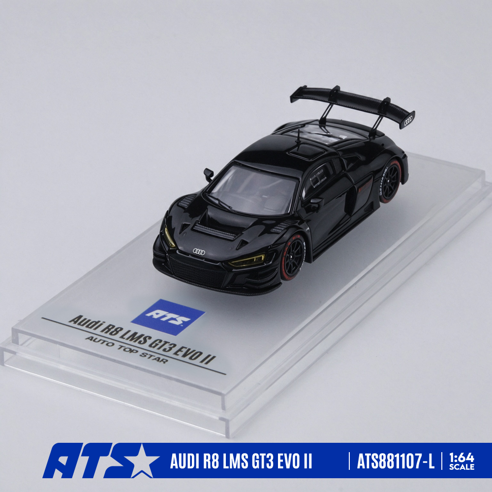[ATS CAR MODEL] 1:64 Audi R8 LMS GT3 Evo II Gloss Black