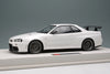 [MAKE UP] 1:18 Built By Legends Mine's Skyline GT-R (BNR34) White [EML130A] - Toy Space Diecast Online Store Singapore
