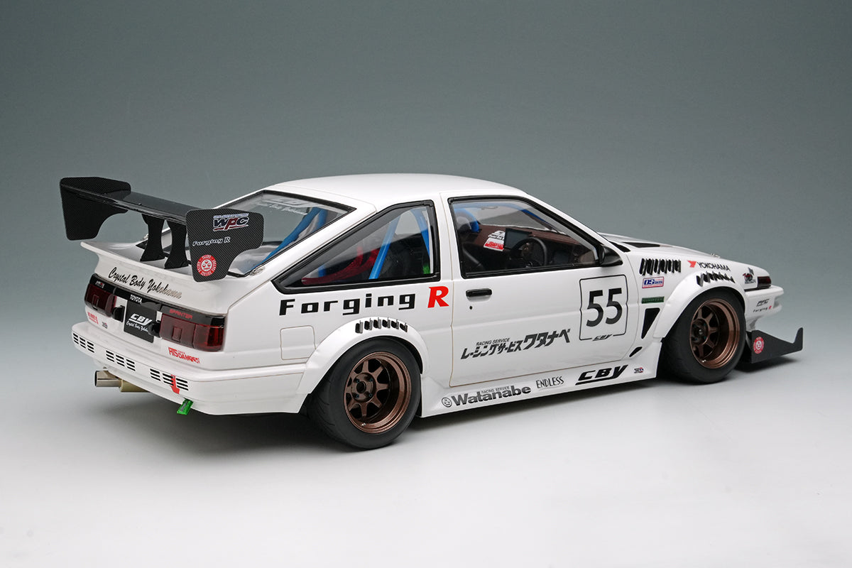 [MAKE UP] 1:18 Crystal Body Yokohama Sprinter Trueno GT-Apex (AE86) (3 Door) [EML142]