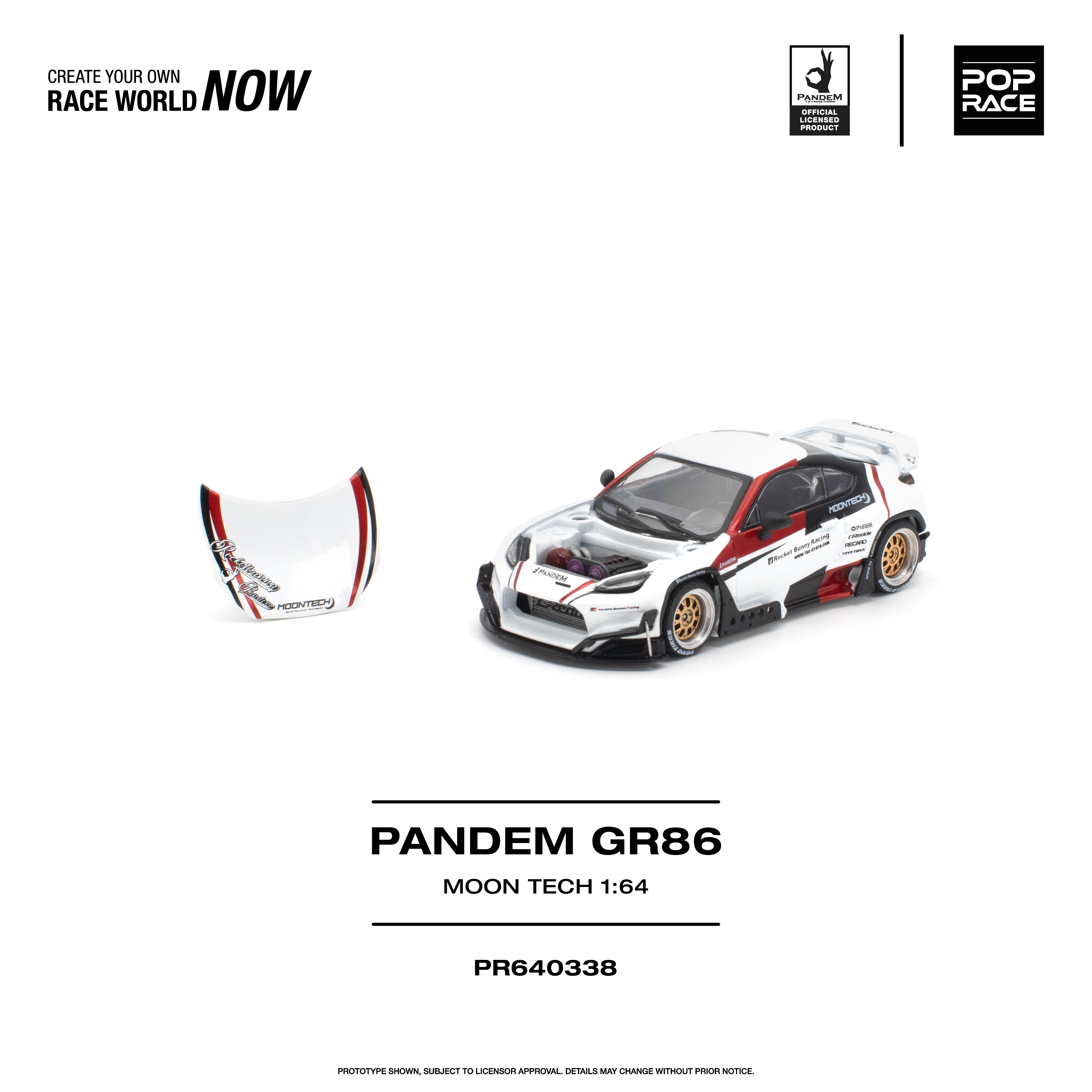 [POP RACE] 1:64 PANDEM GR 86 Moontech
