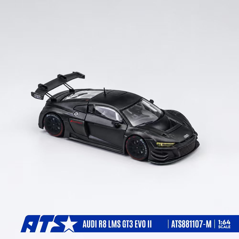 [ATS CAR MODEL] 1:64 Audi R8 LMS GT3 Evo II Matte Black