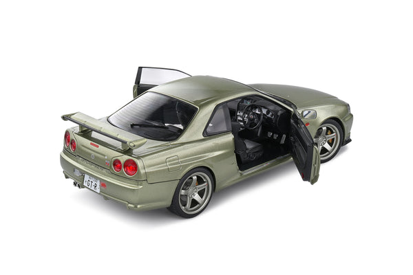Solido 1/18 Nissan Skyline GTR (R34) Green Metallic