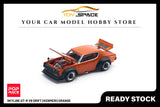 [POP RACE] 1:64 Skyline GT-R V8 Drift (Kenmeri) Orange - Toy Space Diecast Online Store Singapore