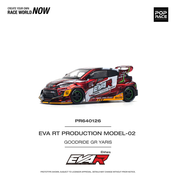 [POP RACE] 1:64 Eva RT Production Model-02 Goodride GR Yaris