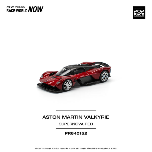 [POP RACE] 1:64 Aston Martin Valkyrie Supernova Red