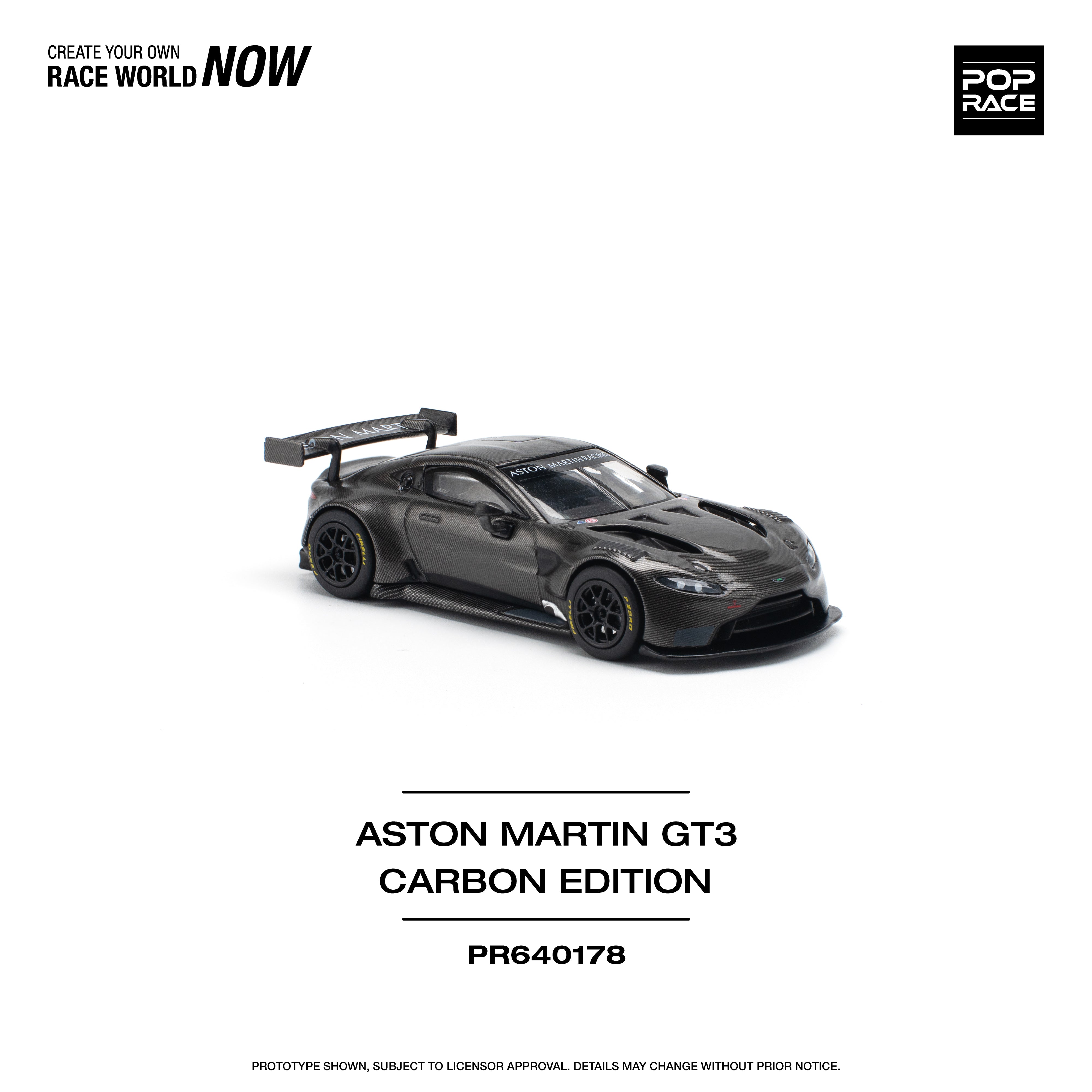 [POP RACE] 1:64 Aston Martin Vantage GT3 Carbon Edition