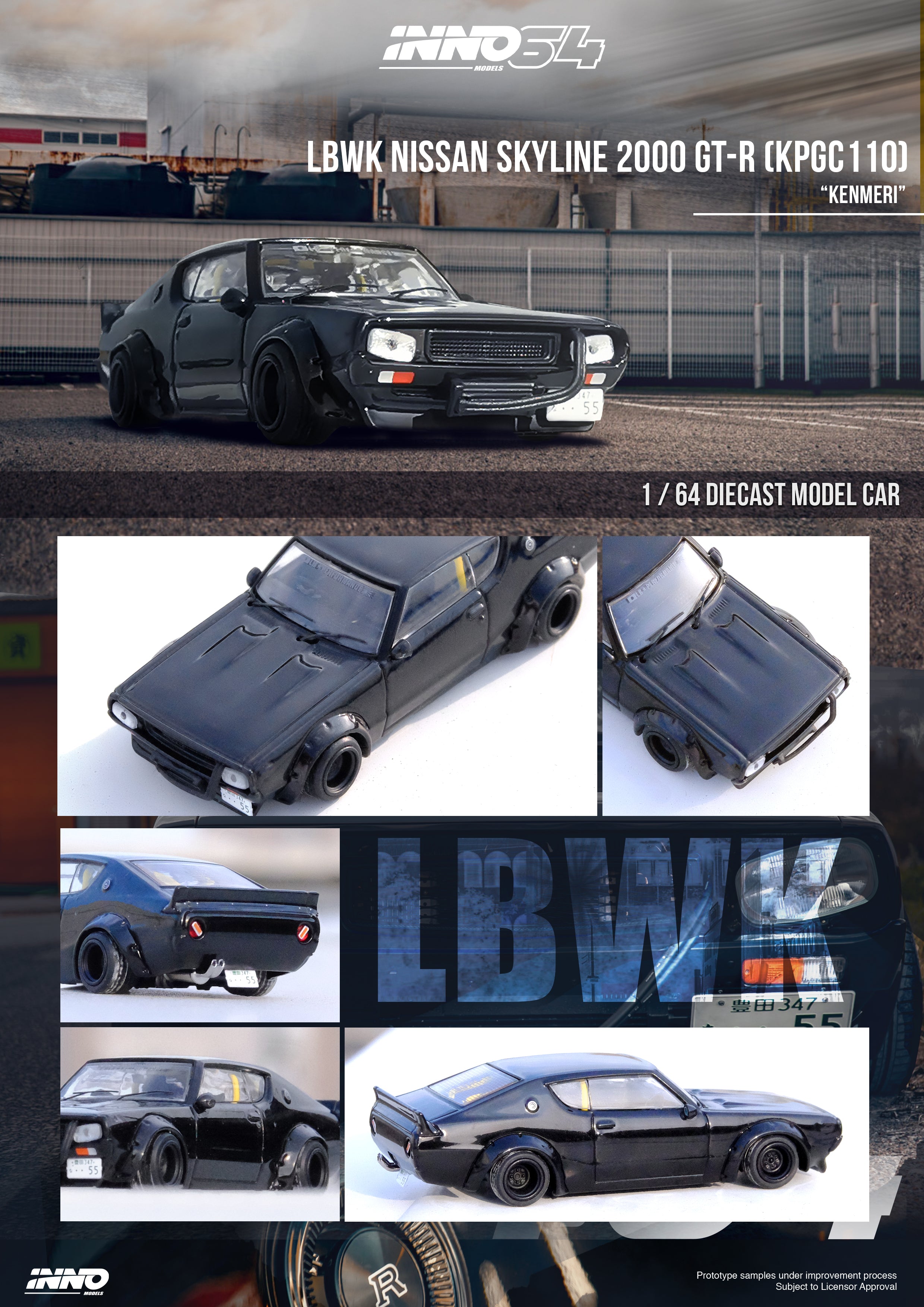 [INNO64] Nissan Skyline 2000 GT-R (KPGC110) 