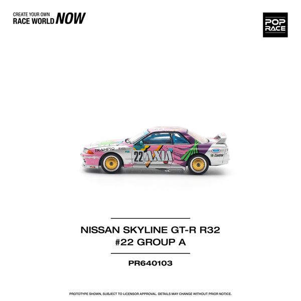 [POP RACE] 1:64 Nissan Skyline GT-R R32 #22 Axia Group A