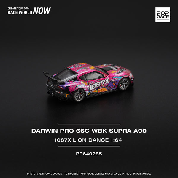 [POP RACE] 1:64 Darwin Pro 66G WBK Supra (A90) 1087X Lion Dance