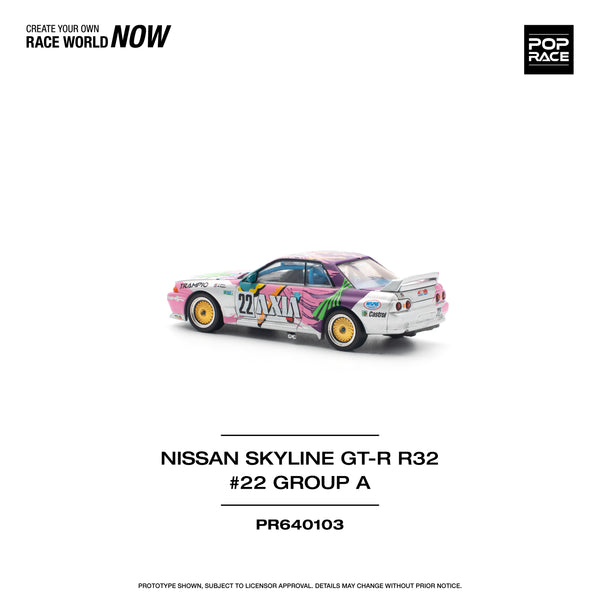 [POP RACE] 1:64 Nissan Skyline GT-R R32 #22 Axia Group A