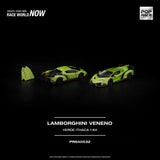 [POP RACE] 1:64 Lamborghini Veneno Verde Ithaca - Toy Space Diecast Online Store Singapore