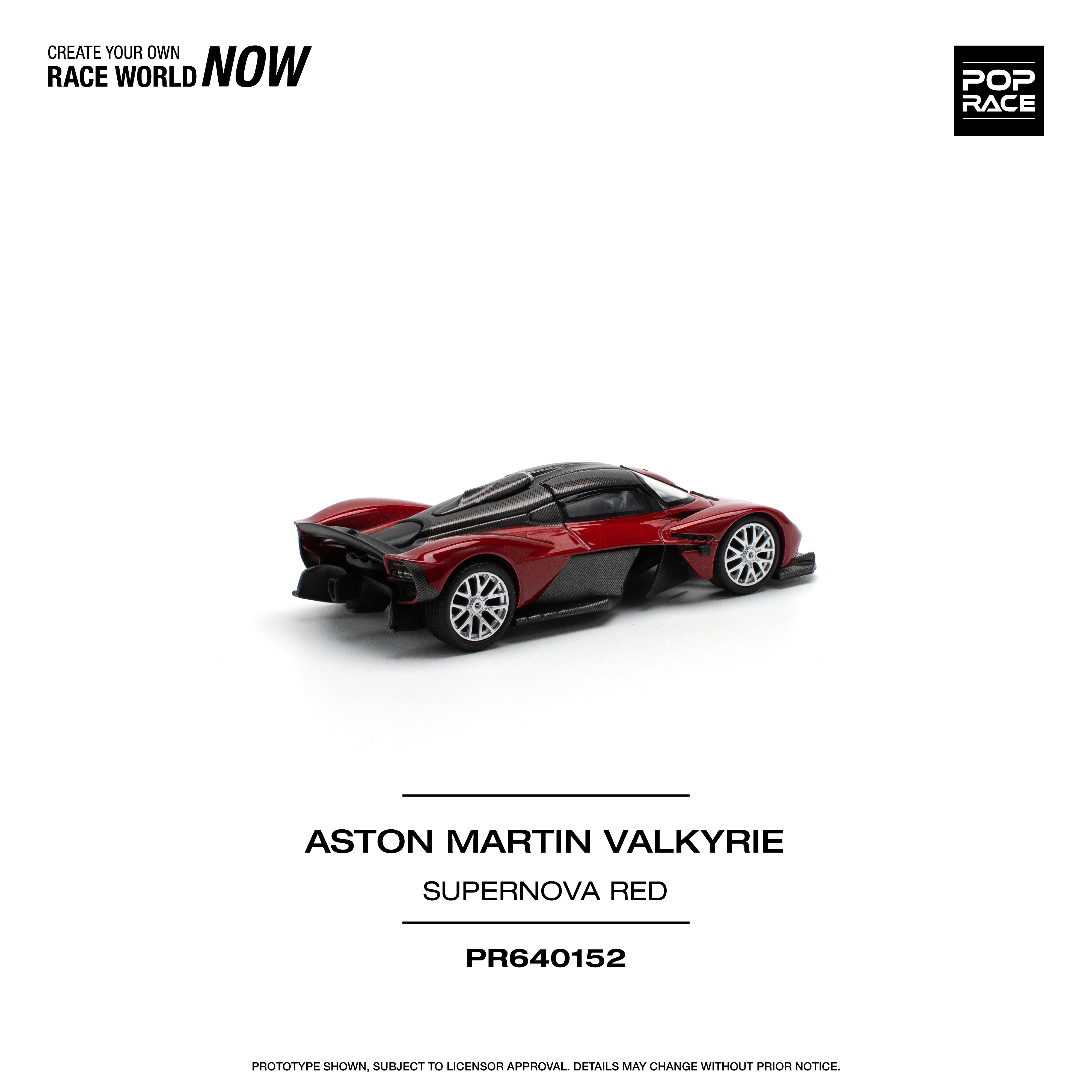 [POP RACE] 1:64 Aston Martin Valkyrie Supernova Red