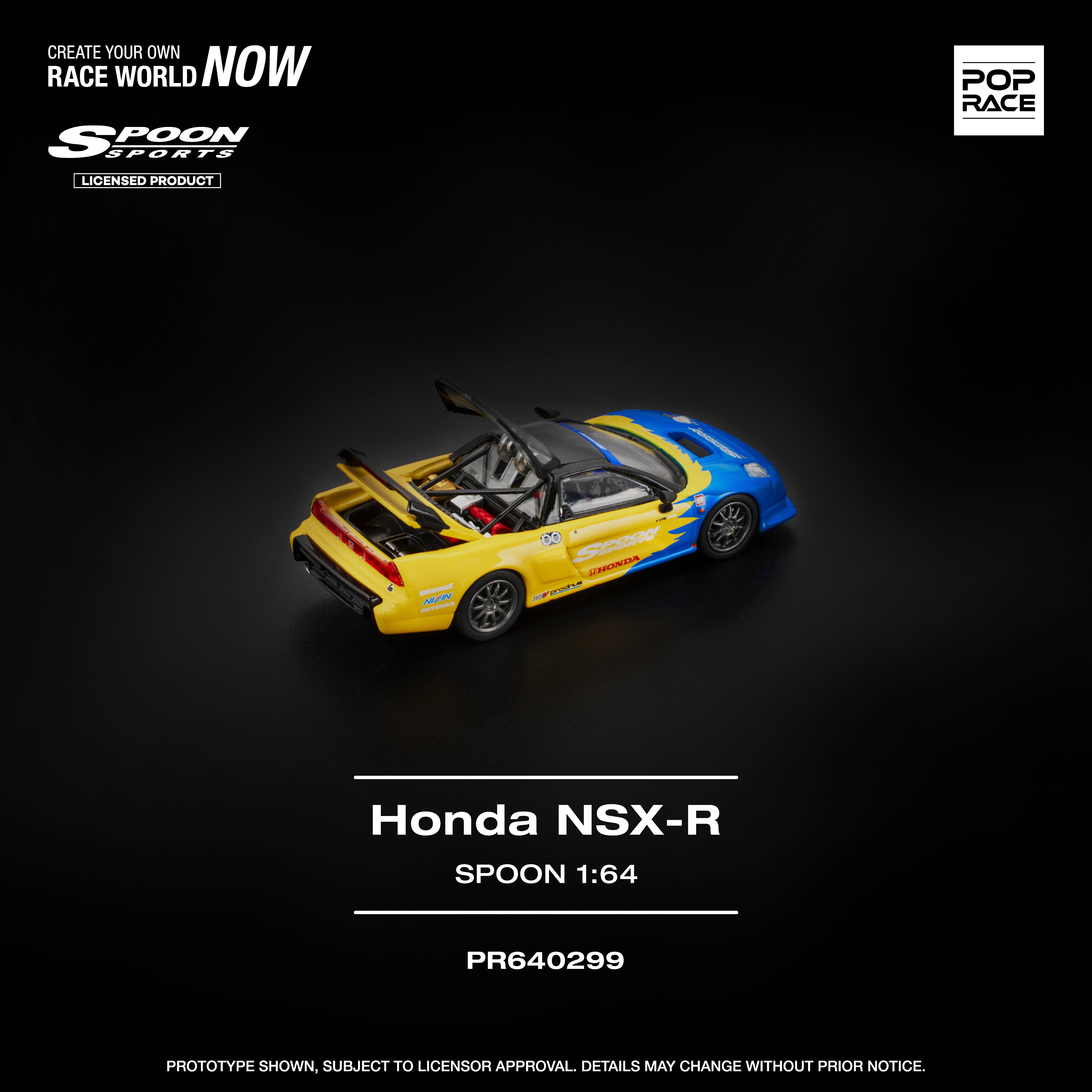 [POP RACE] 1:64 Honda NSX-R Spoon