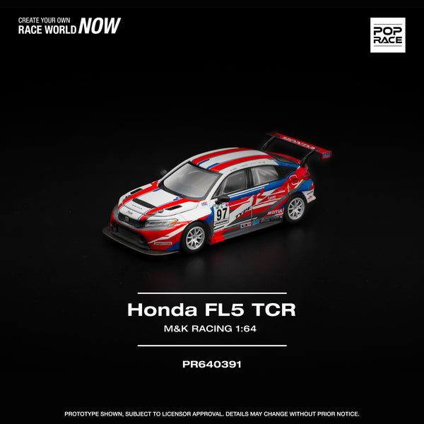 [POP RACE] 1:64 Honda Civic Type-R (FL5) TCR M&K Racing