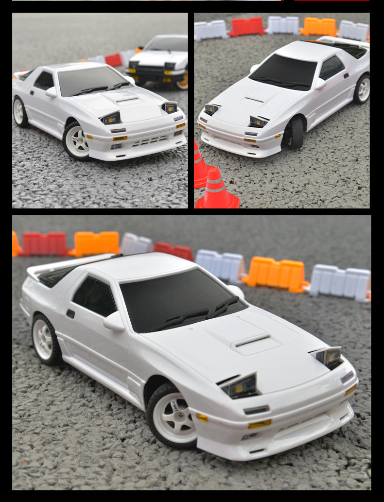 [LDRC] Remote-Controlled Car - Mazda RX-7 (FC) White