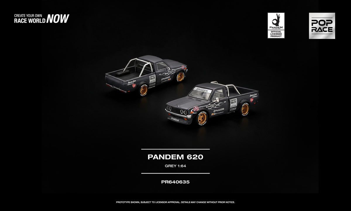 [POP RACE] 1:64 Pandem 620 Grey