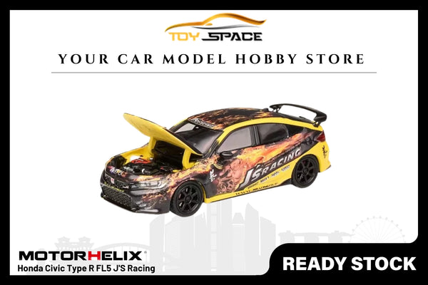 [MOTORHELIX] 1:64 Honda Civic Type R FL5 J'S Racing