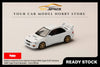 [HOBBY JAPAN] 1:64 Subaru Impreza Pure Sports Coupe WRX Type R STI Version VWR Type Front Bumper - Pure White