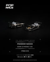 [POP RACE] 1:64 Pandem S2000 Dark Chrome - Toy Space Diecast Online Store Singapore