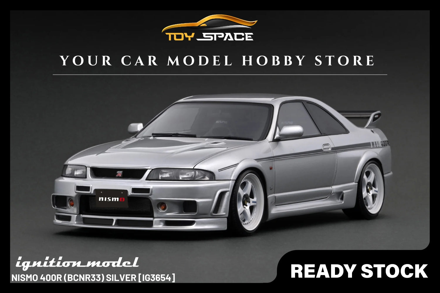 [IGNITION MODEL] 1:18 NISMO 400R (BCNR33) Silver [IG3654]