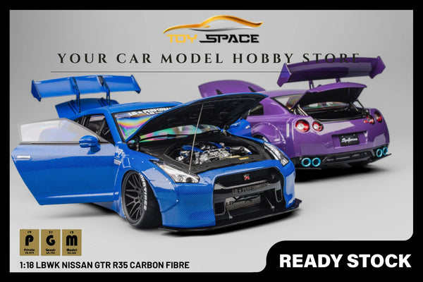 [PGM] 1:18 LBWK Nissan GTR R35 Carbon Fibre