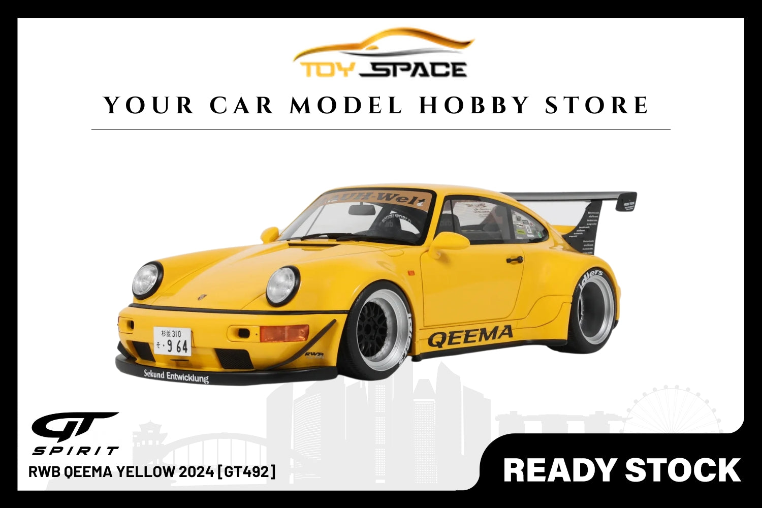 [GT SPIRIT] 1:18 RWB Qeema Yellow 2024 [GT492]