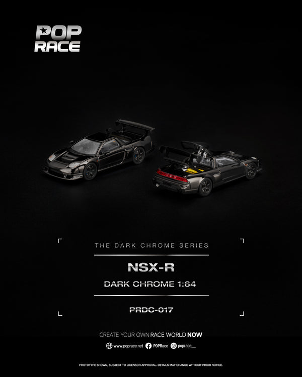 [POP RACE] 1:64 NSX-R Dark Chrome
