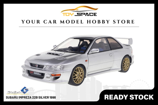 [SOLIDO] 1:18 Subaru Impreza 22B Silver 1998