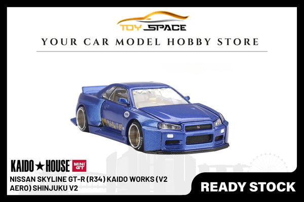 [KAIDO HOUSE] Nissan Skyline GT-R (R34) Kaido Works (V2 Aero) Shinjuku V2