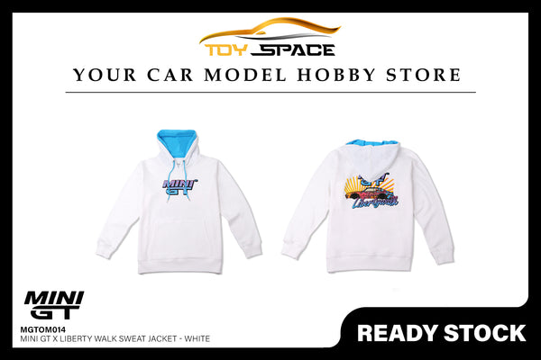 [MINI GT] Liberty Walk X Mini GT Pullover Hoodie - LB Kuma White