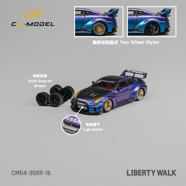 [CM MODEL] 1:64 Nissan LBWK 35GT-RR Chameleon With Carbon