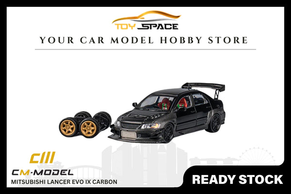 [CM MODEL] 1:64 Mitsubishi Lancer Evo IX Carbon