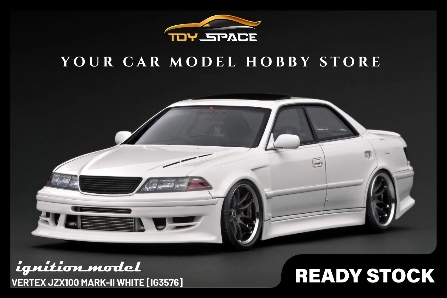 [IGNITION MODEL] 1:18 VERTEX JZX100 MARK-II White [IG3576]