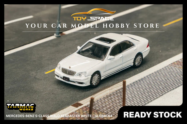 [TARMAC WORKS] 1:64 Mercedes-Benz S-Class Wald Alabaster White - GLOBAL64