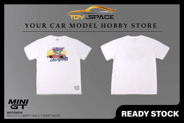 [MINI GT] Liberty Walk X Mini GT T-shirt - LBWK Kuma White